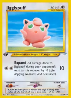 Pokémon-Karte Jigglypuff 044/105