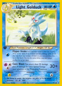 Pokémon-Karte Light Golduck 047/105
