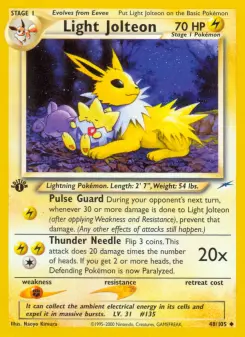 Pokémon-Karte Light Jolteon 048/105