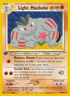 Pokémon-Karte Light Machoke 049/105