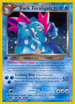 Pokémon-Karte Dark Feraligatr 005/105