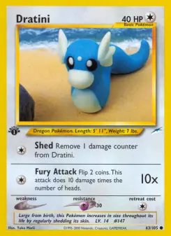 Pokémon-Karte Dratini 063/105