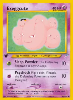 Pokémon-Karte Exeggcute 064/105