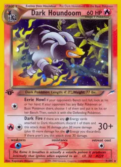 Pokémon-Karte Dark Houndoom 007/105