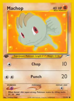 Pokémon-Karte Machop 073/105