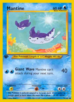 Pokémon-Karte Mantine 074/105