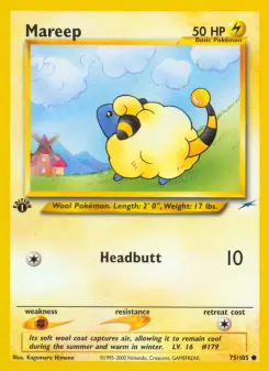 Pokémon-Karte Mareep 075/105