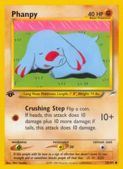 Pokémon-Karte Phanpy 076/105