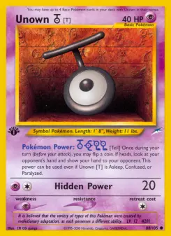 Pokémon-Karte Unown [T] 088/105