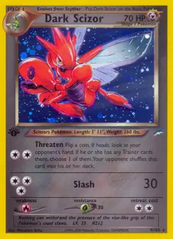 Pokémon-Karte Dark Scizor 009/105