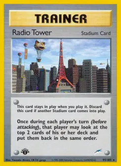 Pokémon-Karte Radio Tower 095/105