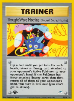 Pokémon-Karte Thought Wave Machine (Rocket's Secret Machine) 096/105