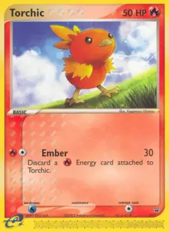 Pokémon-Karte Torchic 017/040
