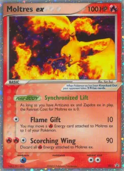 Pokémon-Karte Moltres ex 031/040