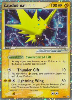 Pokémon-Karte Zapdos ex 033/040