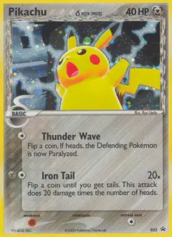 Pokémon-Karte Pikachu δ 035/040