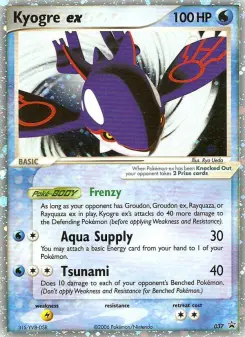 Pokémon-Karte Kyogre ex 037/040