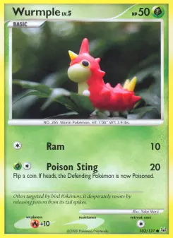 Pokémon-Karte Wurmple 103/127