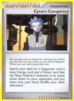 Pokémon-Karte Cyrus's Conspiracy 105/127