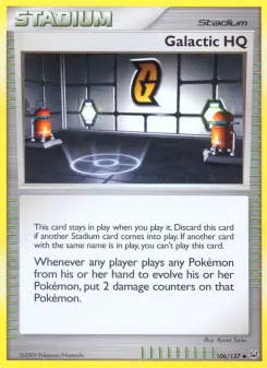 Pokémon-Karte Galactic HQ 106/127