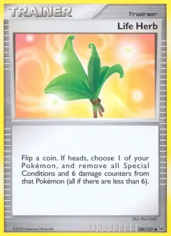 Pokémon-Karte Life Herb 108/127
