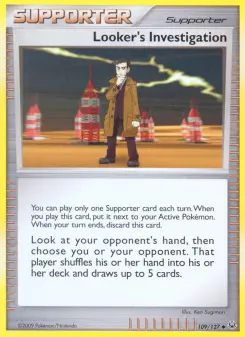 Pokémon-Karte Looker's Investigation 109/127
