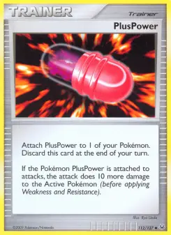 Pokémon-Karte PlusPower 112/127