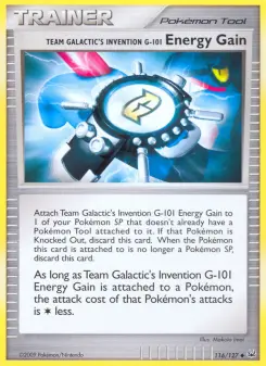 Pokémon-Karte Team Galactic's Invention G-101 Energy Gain 116/127