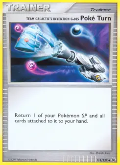 Pokémon-Karte Team Galactic's Invention G-105 Poké Turn 118/127
