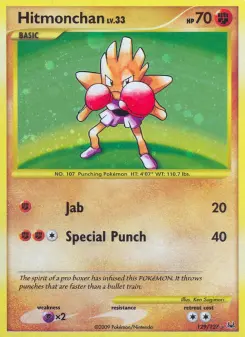 Pokémon-Karte Hitmonchan 129/127