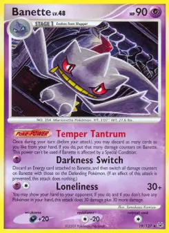 Pokémon-Karte Banette 019/127