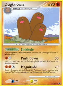 Pokémon-Karte Dugtrio 024/127