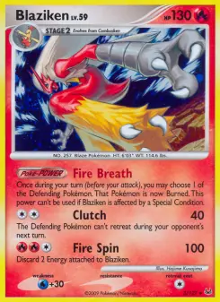 Pokémon-Karte Blaziken 003/127