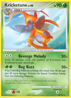 Pokémon-Karte Kricketune 032/127