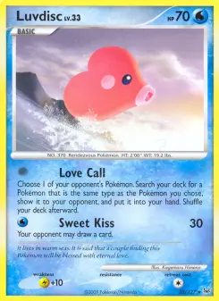 Pokémon-Karte Luvdisc 035/127