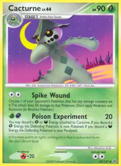 Pokémon-Karte Cacturne 042/127
