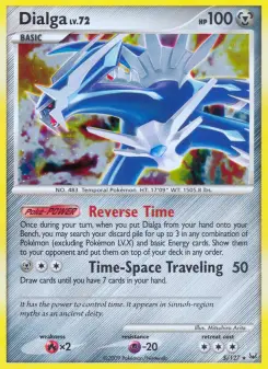 Pokémon-Karte Dialga 005/127