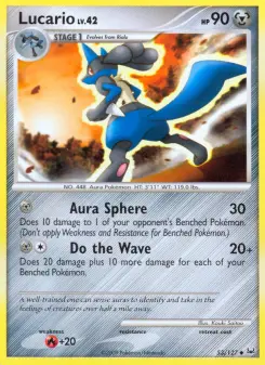 Pokémon-Karte Lucario 053/127