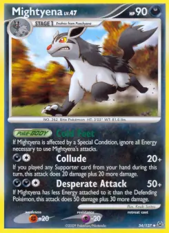 Pokémon-Karte Mightyena 054/127