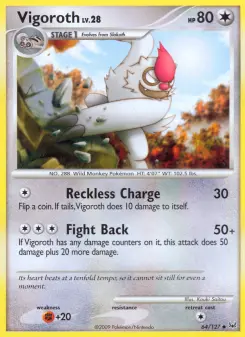 Pokémon-Karte Vigoroth 064/127