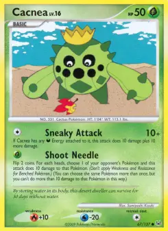 Pokémon-Karte Cacnea 067/127