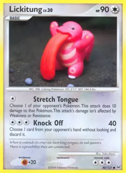 Pokémon-Karte Lickitung 080/127