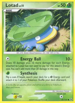 Pokémon-Karte Lotad 081/127