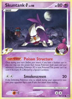 Pokémon-Karte Skuntank G 094/127