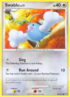 Pokémon-Karte Swablu 097/127