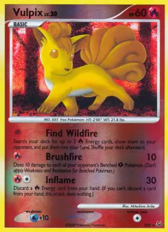 Pokémon-Karte Vulpix SH6