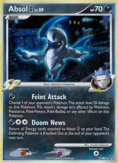 Pokémon-Karte Absol G 001/147