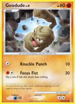 Pokémon-Karte Geodude 105/147