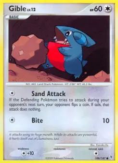 Pokémon-Karte Gible 106/147