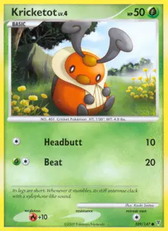 Pokémon-Karte Kricketot 109/147